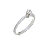 Δαχτυλιδι Μονοπετρο με Διαμαντι 0,22 Ct , F , VS1